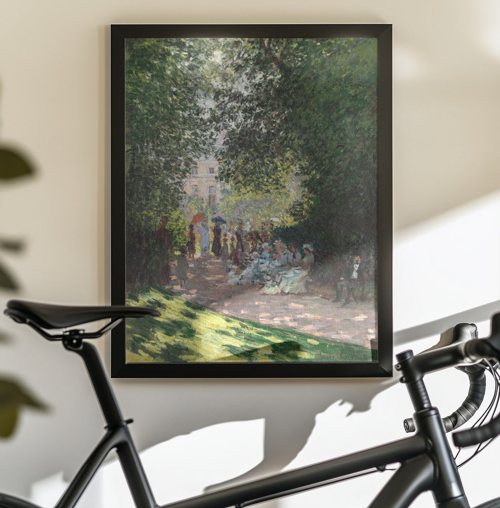 The Parc Monceau (1878) By Claude Monet - Poster / Art Print - interiör