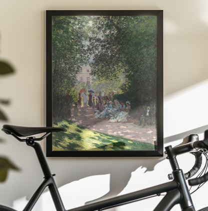 The Parc Monceau (1878) By Claude Monet - Poster / Art Print - interiör