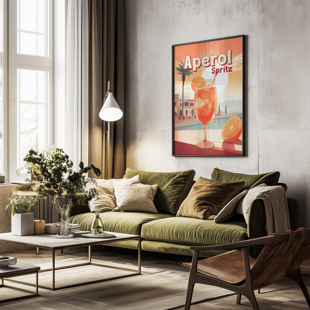 Aperol Spritz Tropical - Poster / Art Print - interiör