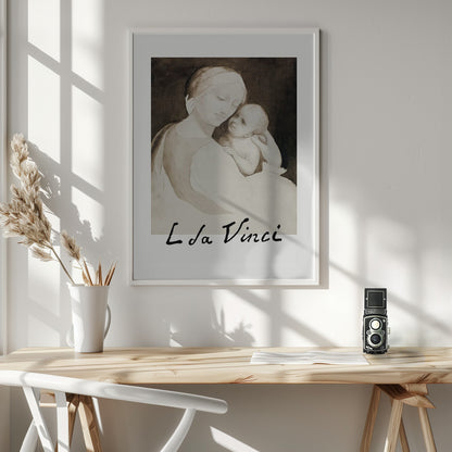 Madonna and Child - Poster / Art Print - interiör
