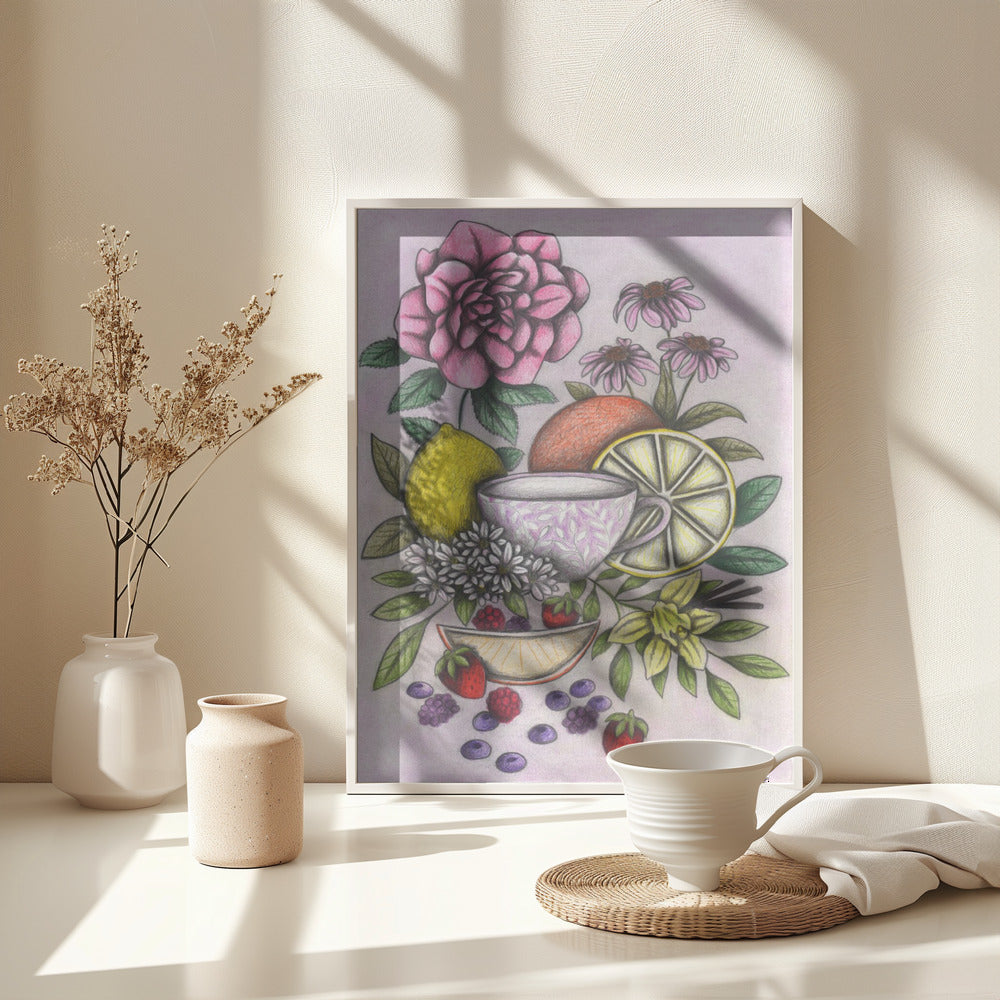 Rococo Tea - Poster / Art Print - interiör