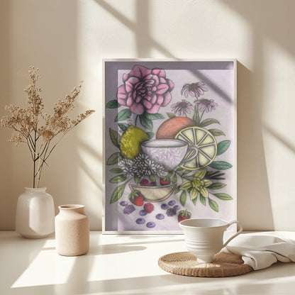 Rococo Tea - Poster / Art Print - interiör