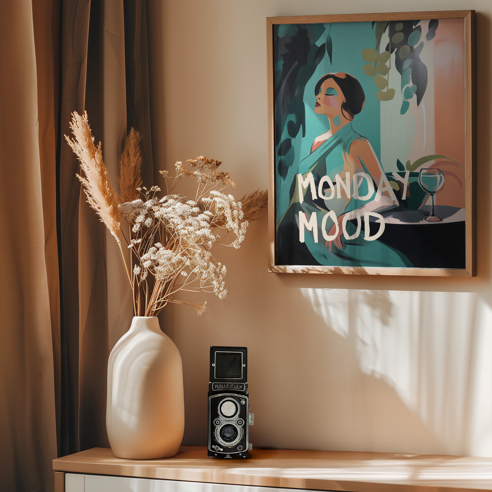 Monday Mood - Poster / Art Print - interiör