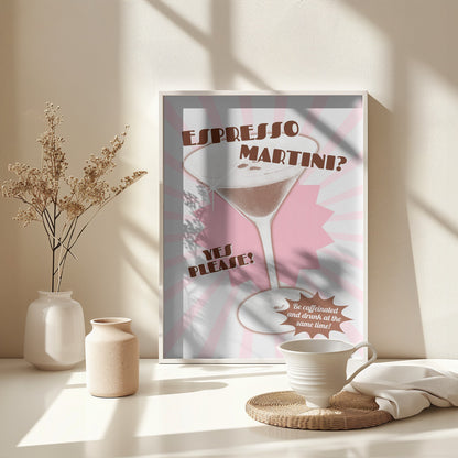Espresso Martini - Poster / Art Print - interiör
