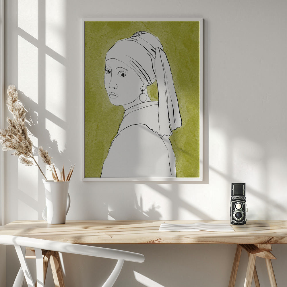 Echo of a Pearl - Poster / Art Print - interiör