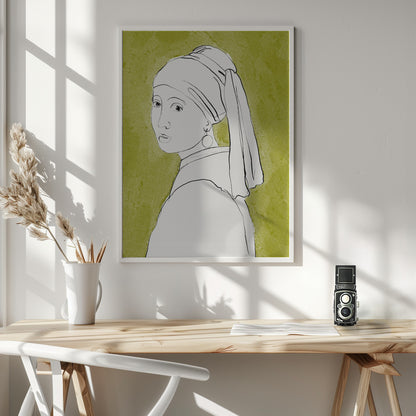 Echo of a Pearl - Poster / Art Print - interiör