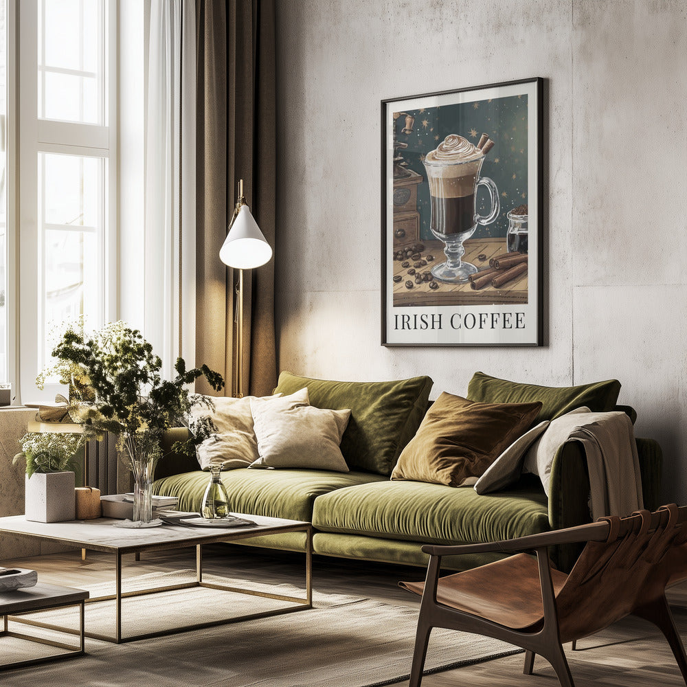 Irish Coffee - Poster / Art Print - interiör