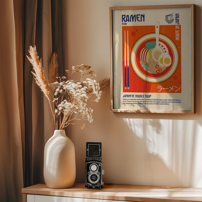 Ramen Japanese Food Print - Poster / Art Print - interiör