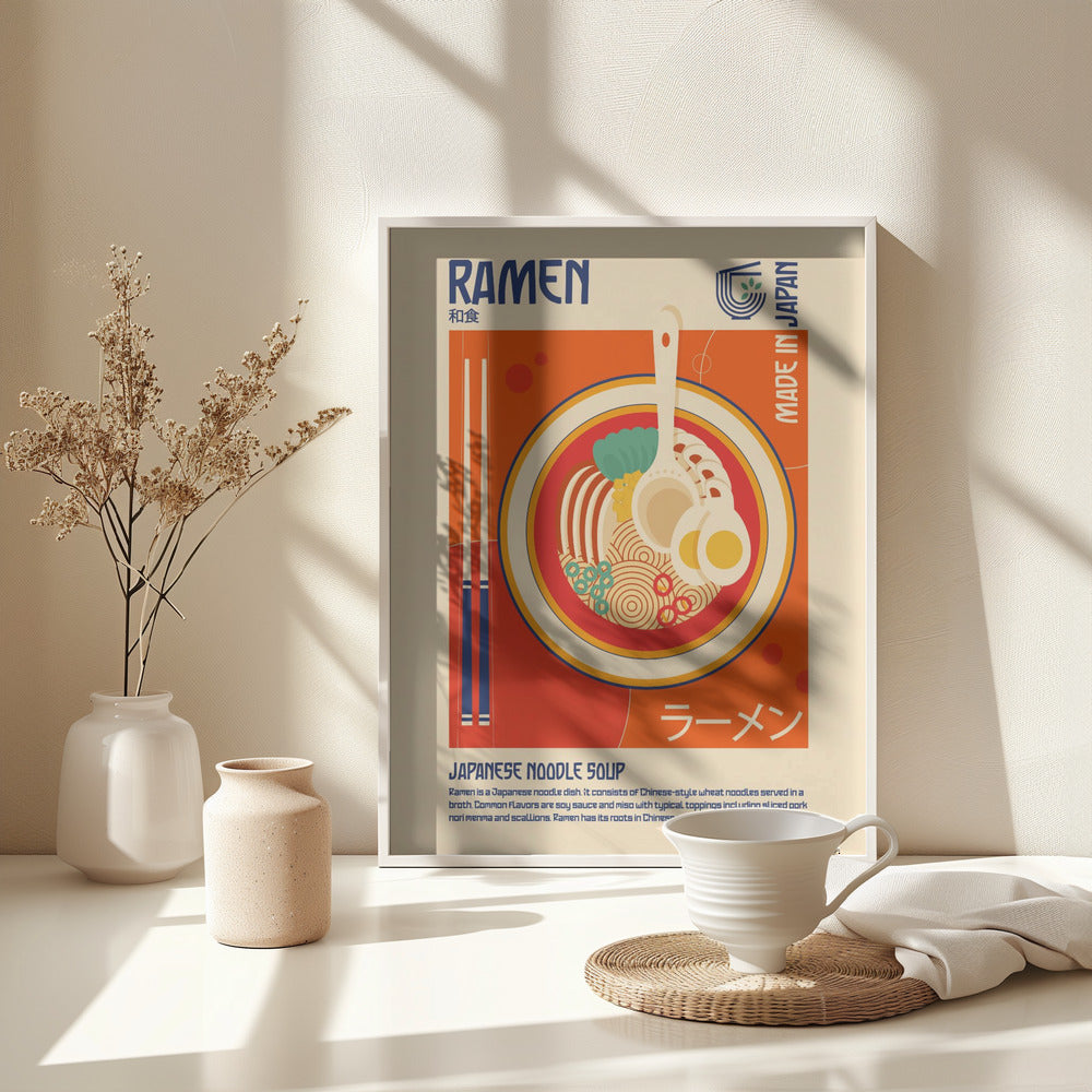 Ramen Japanese Food Print - Poster / Art Print - interiör
