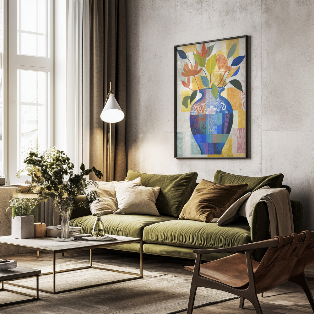 Abstract Vase No 2 - Poster / Art Print - interiör