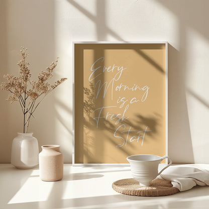 Fresh Start - Poster / Art Print - interiör