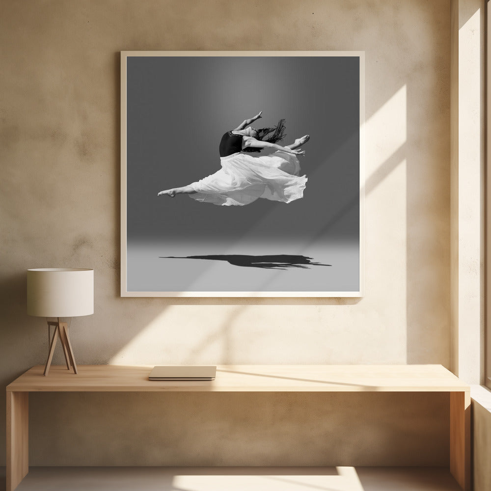 Jumping in air - Poster / Art Print - interiör