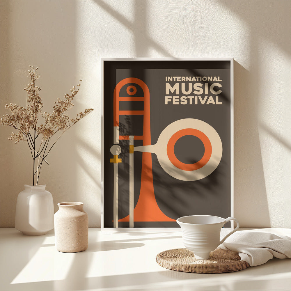 International Music Festival - Poster / Art Print - interiör