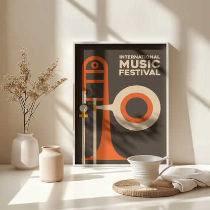 International Music Festival - Poster / Art Print - interiör