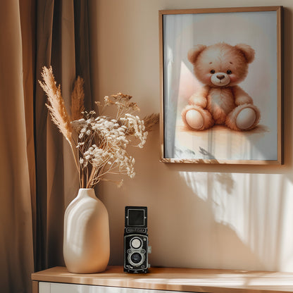 Teddy bear - Poster / Art Print - interiör