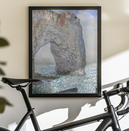 The Manneporte Near Étretat (1886) - Poster / Art Print - interiör