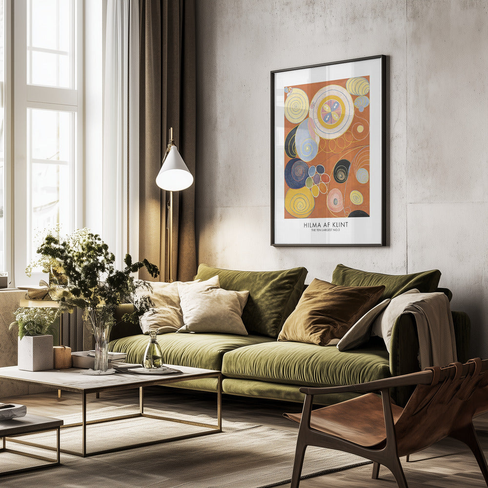 The Ten Largest No.3 Poster - Poster / Art Print - interiör