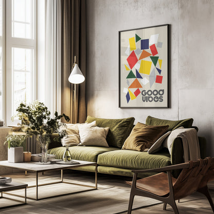 Good Vibes Pieces - Poster / Art Print - interiör
