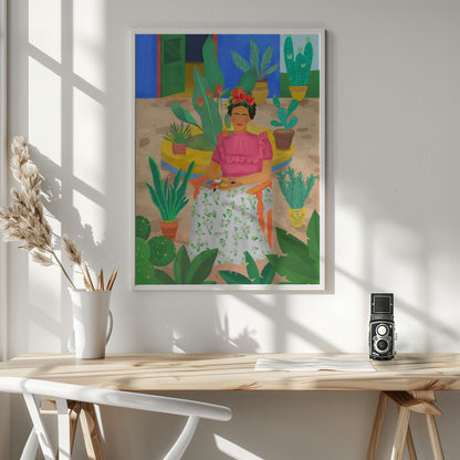Frida - Poster / Art Print - interiör