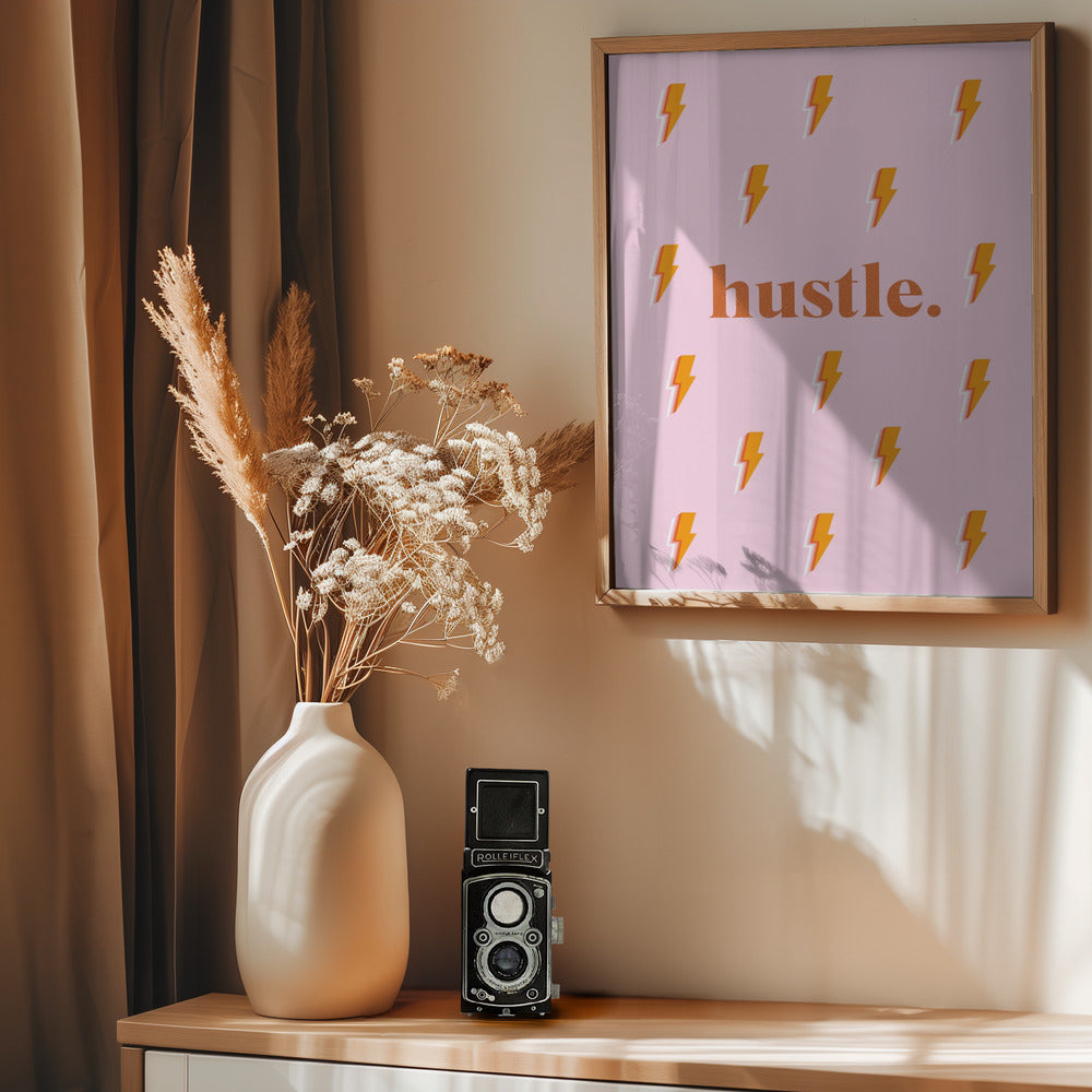 Hustle - Poster / Art Print - interiör