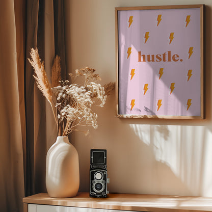 Hustle - Poster / Art Print - interiör