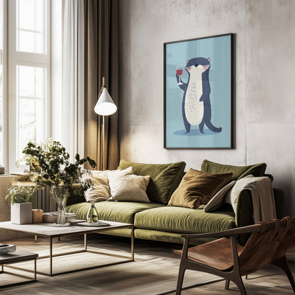 Cute Cartoon Cheers No 2 - Poster / Art Print - interiör