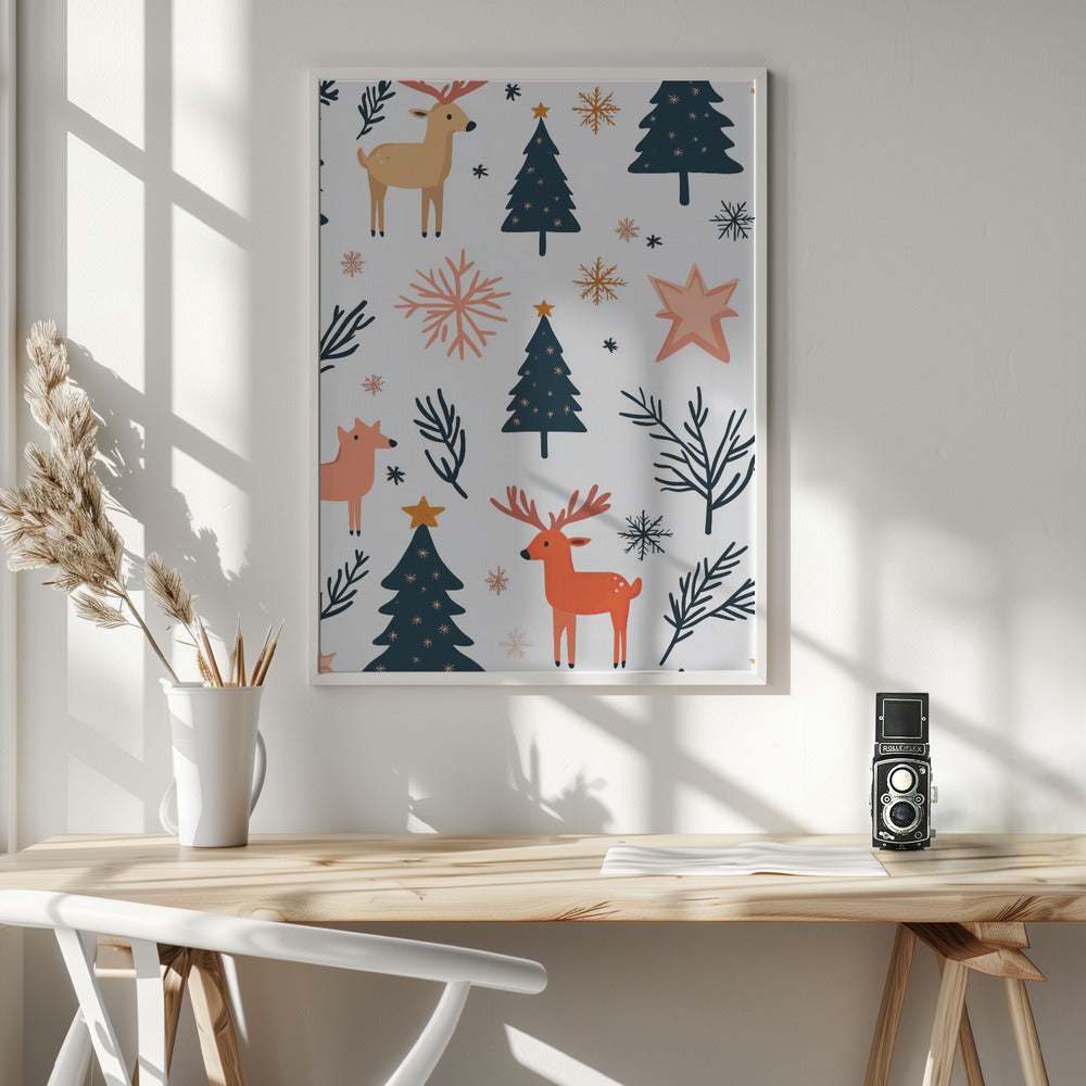Christmas Theme 2 - Poster / Art Print - interiör