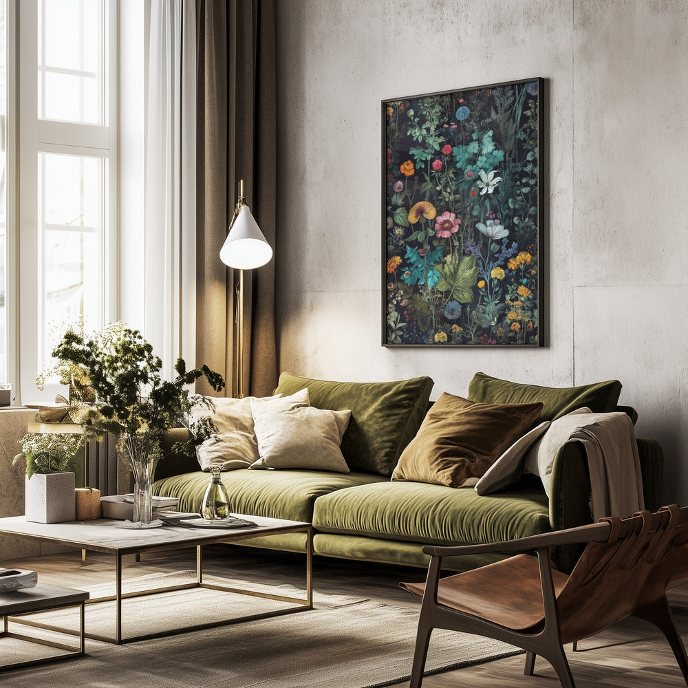 Meadow flowers 11 - Poster / Art Print - interiör