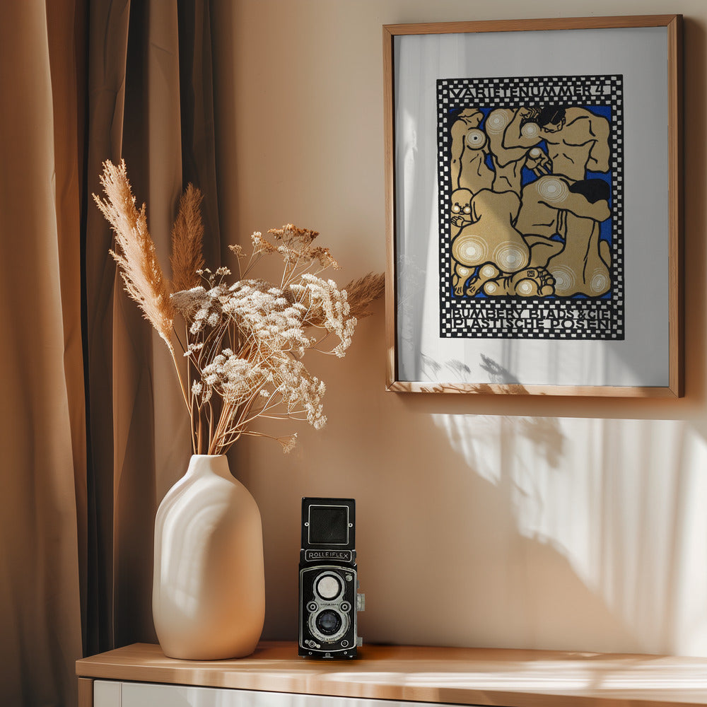 Vaudeville Act 4  Bumbery Blads & Cie, Plastic Poses - Poster / Art Print - interiör