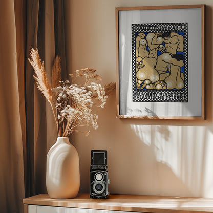 Vaudeville Act 4  Bumbery Blads & Cie, Plastic Poses - Poster / Art Print - interiör