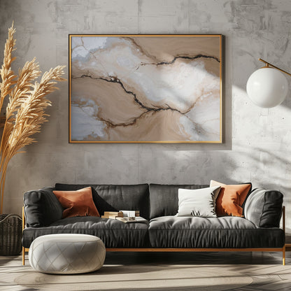 Striated Fractures - Poster / Art Print - interiör