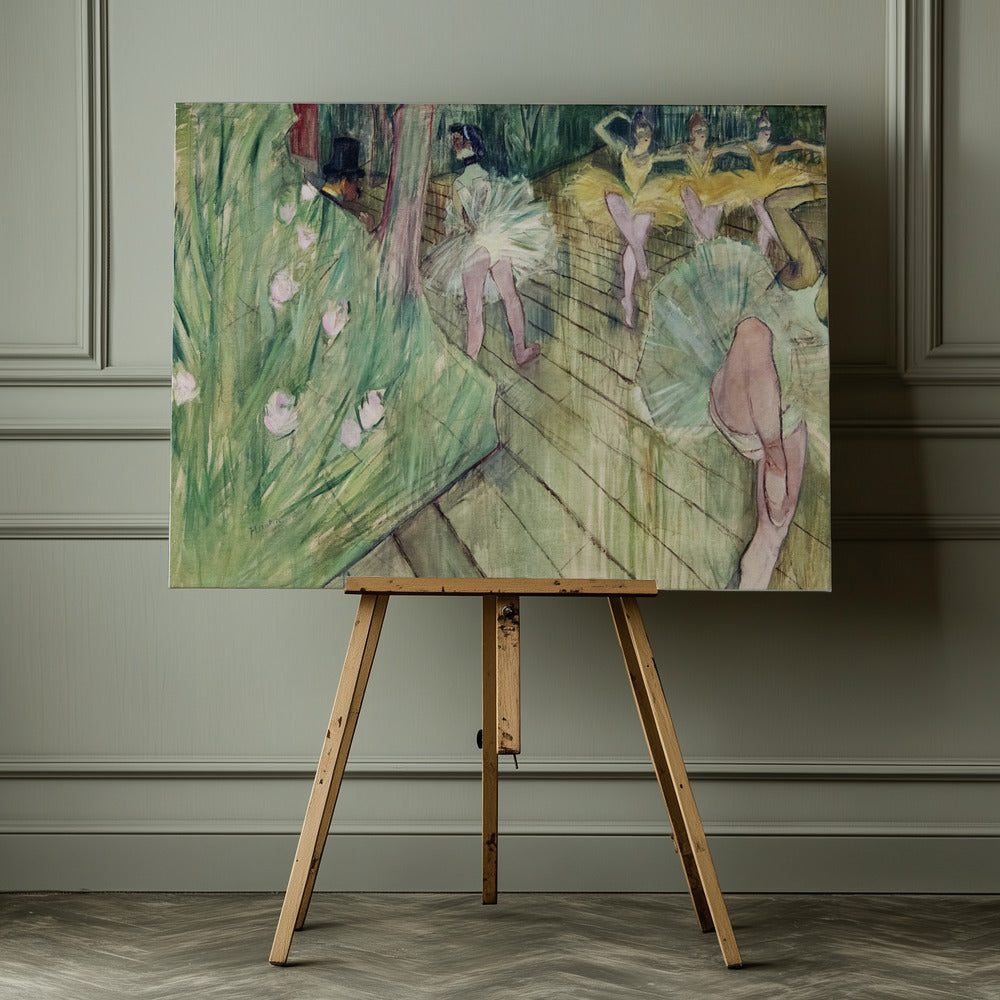 Ballet Scene (1886) - Poster / Art Print - interiör