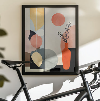 Essence In Geometry - Poster / Art Print - interiör