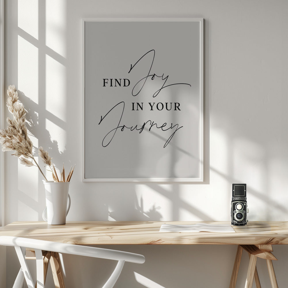 Joy In Journey - Poster / Art Print - interiör