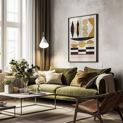 Abstract composition 25 - Poster / Art Print - interiör