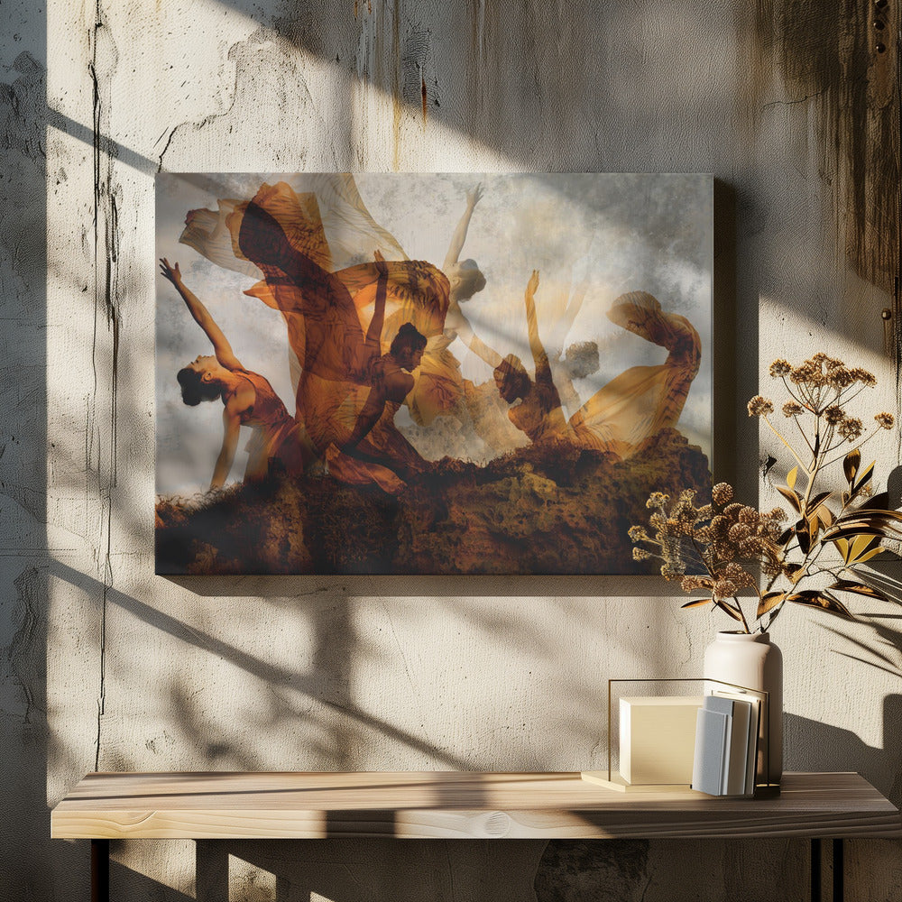 The nymph dance - Poster / Art Print - interiör