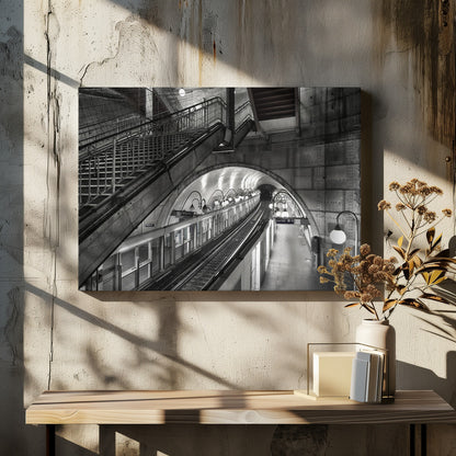 Metro - Paris - Poster / Art Print - interiör