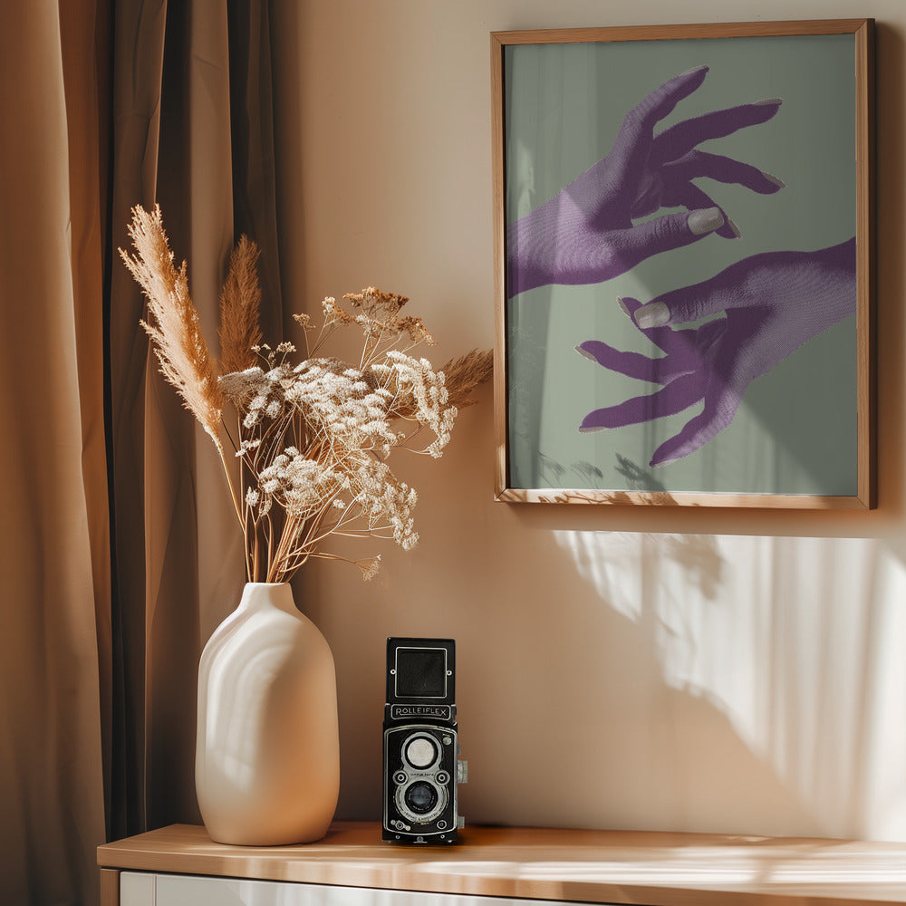 Reaching No 01 - Poster / Art Print - interiör