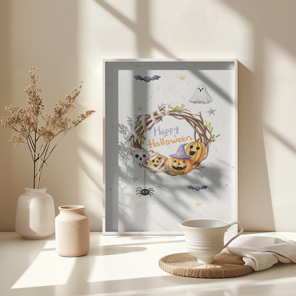 Halloween Dreamcatcher - Poster / Art Print - interiör