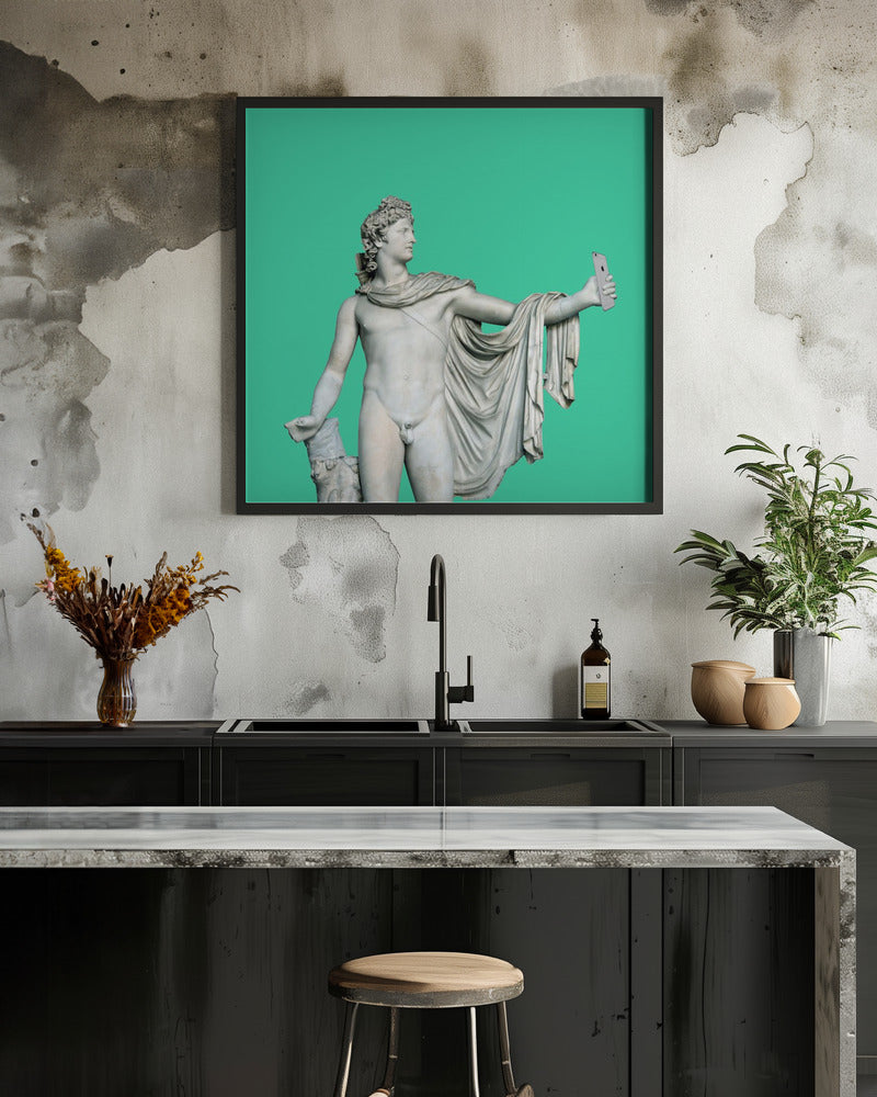 Antique Selfie - Poster / Art Print - interiör