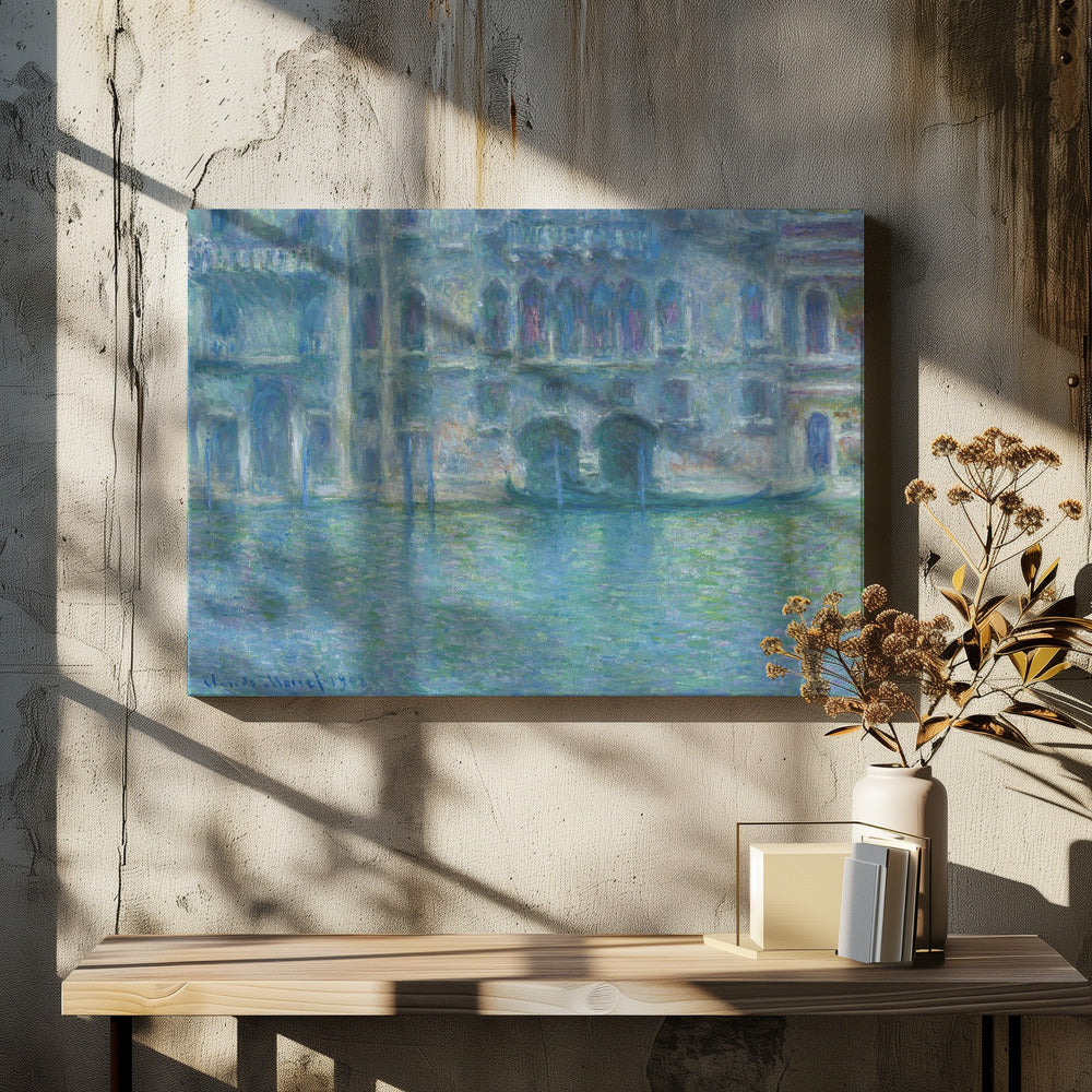 Palazzo Da Mula, Venice (1908) By Claude Monet - Poster / Art Print - interiör