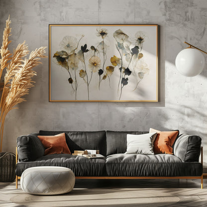 Beautiful Dry Flowers - Poster / Art Print - interiör