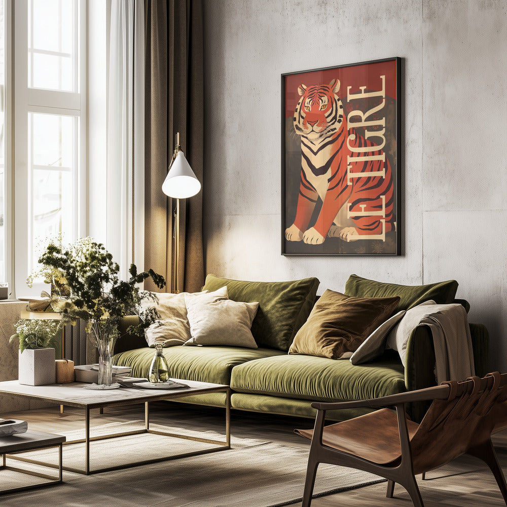 Le Tigre - Poster / Art Print - interiör