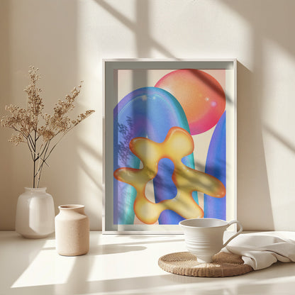 RETRO GRAPHIC NO.13 - Poster / Art Print - interiör