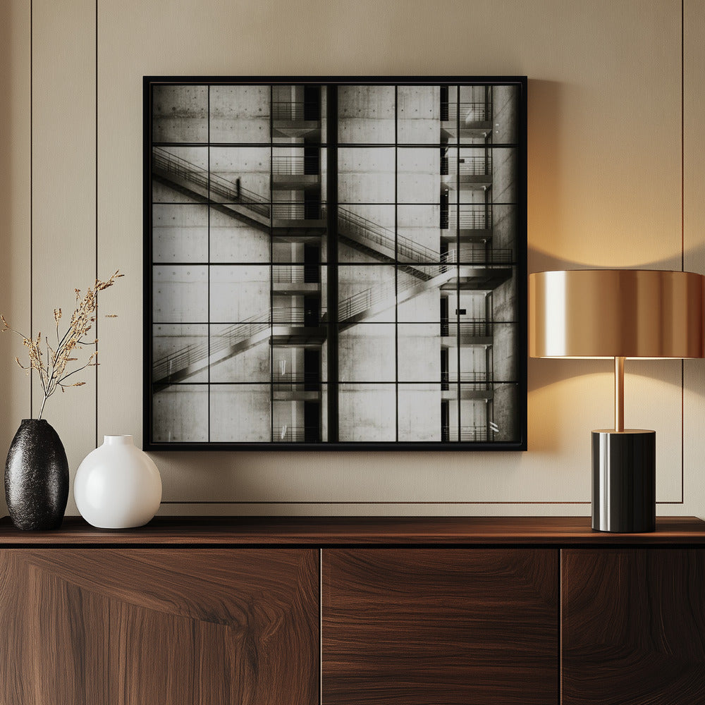 Window wall - Poster / Art Print - interiör