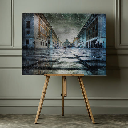 Via della Conciliazione after the rain - Poster / Art Print - interiör