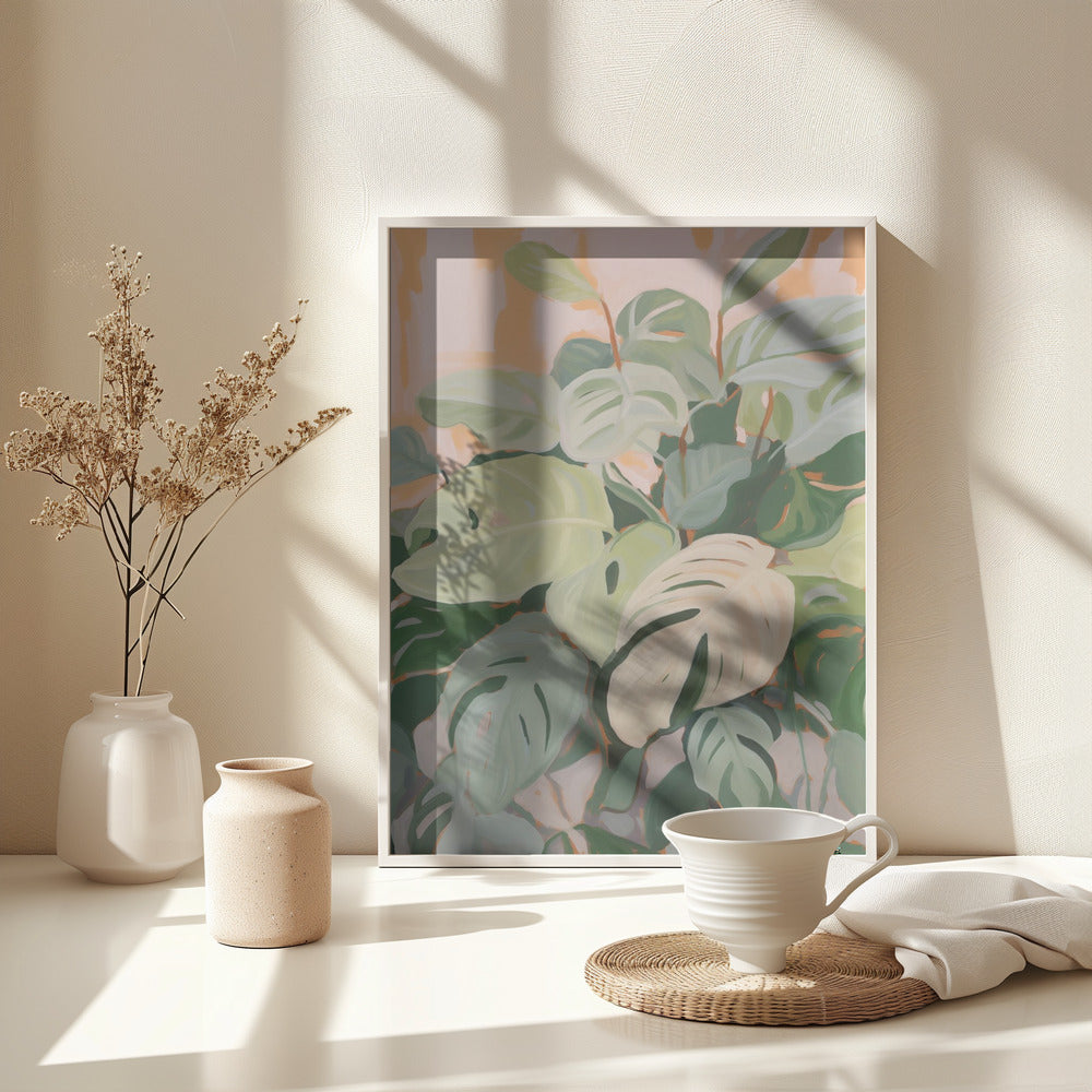 Plant Leaves - Poster / Art Print - interiör