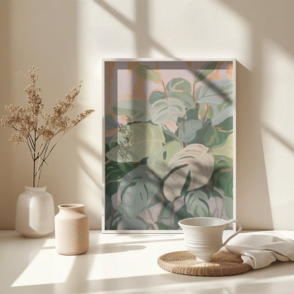 Plant Leaves - Poster / Art Print - interiör