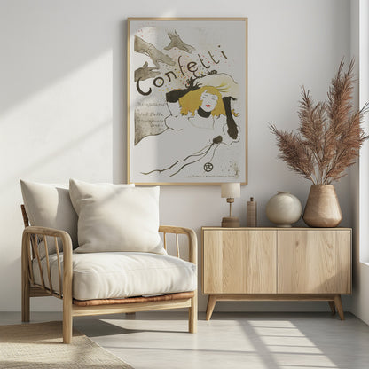 Confetti (1894) - Poster / Art Print - interiör