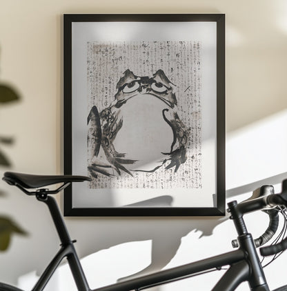 Japanese Frog (late 18th 19th Century) - Poster / Art Print - interiör